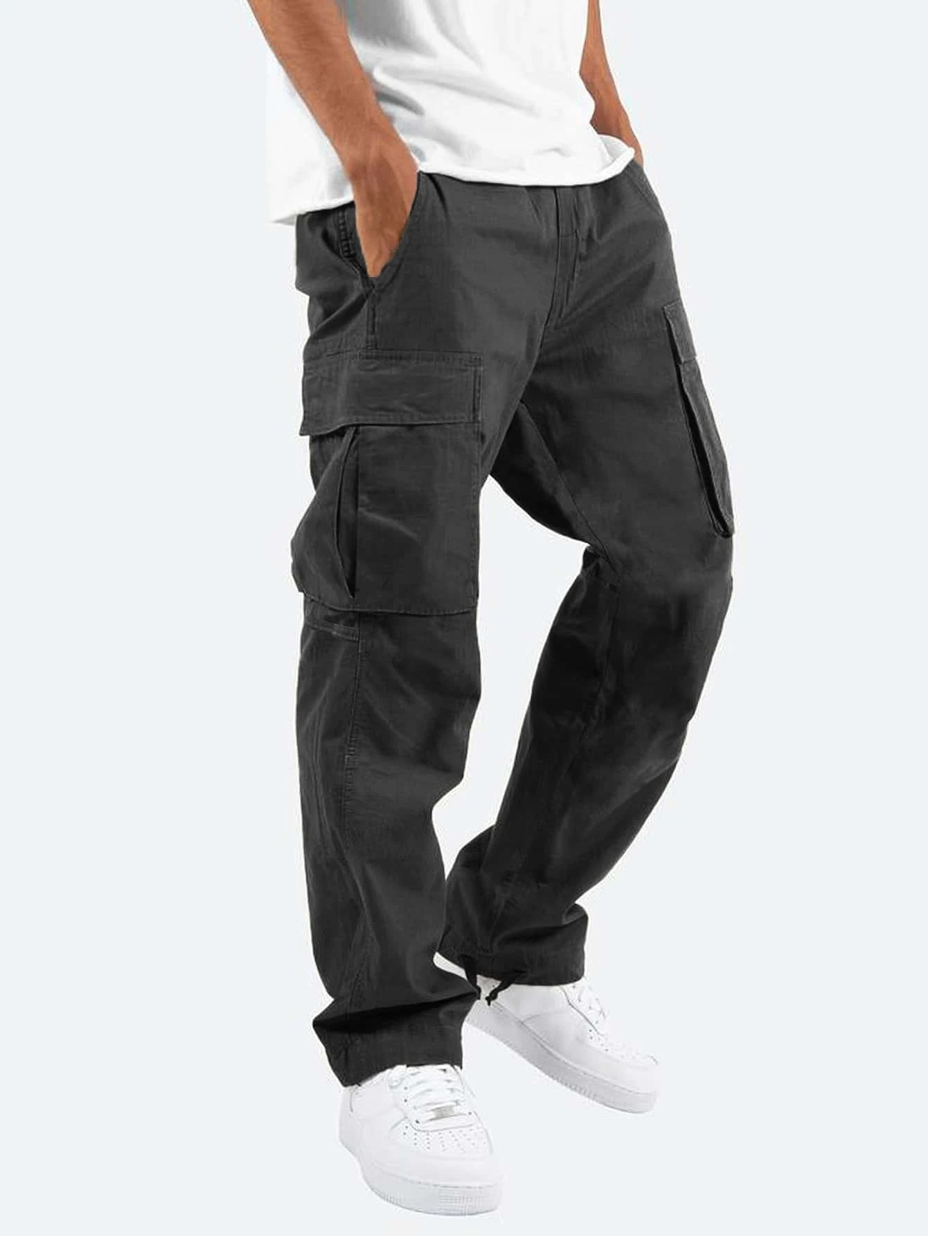 Comfortable Men's Loose Fit Cargo Pants - BritishElegance