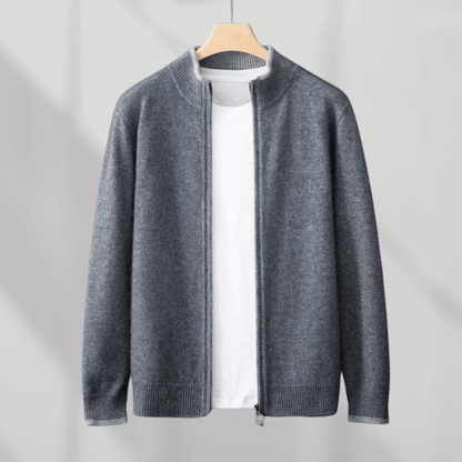 Men's Cashmere Zip Jacket – Laurent