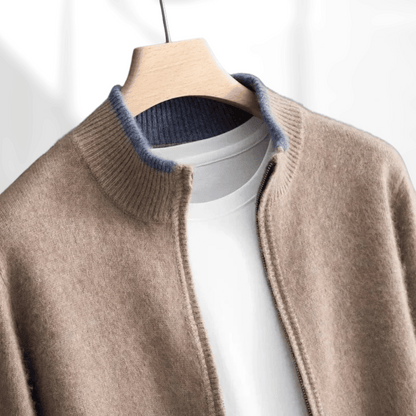 Men's Cashmere Zip Jacket – Laurent