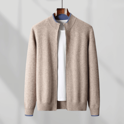 Men's Cashmere Zip Jacket – Laurent