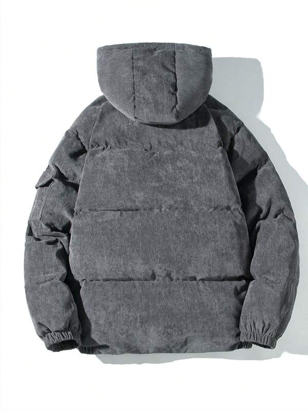 Men's Corduroy Puffer Jacket - Verno