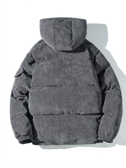 Men's Corduroy Puffer Jacket - Verno