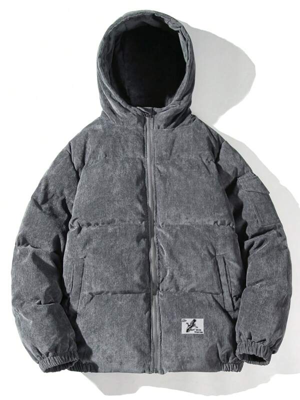 Men's Corduroy Puffer Jacket - Verno