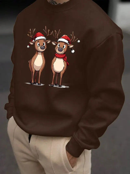Men’s Festive Reindeer Sweatshirt