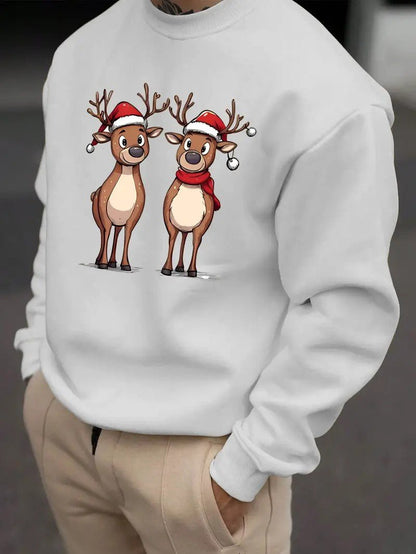 Men’s Festive Reindeer Sweatshirt