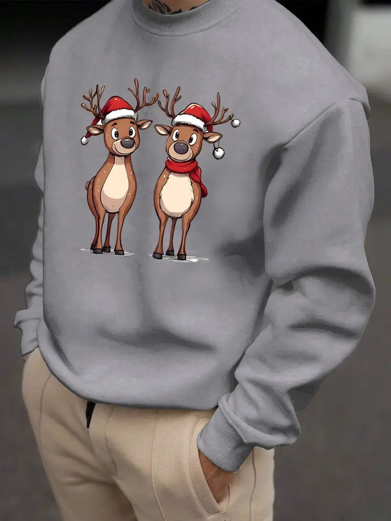 Men’s Festive Reindeer Sweatshirt