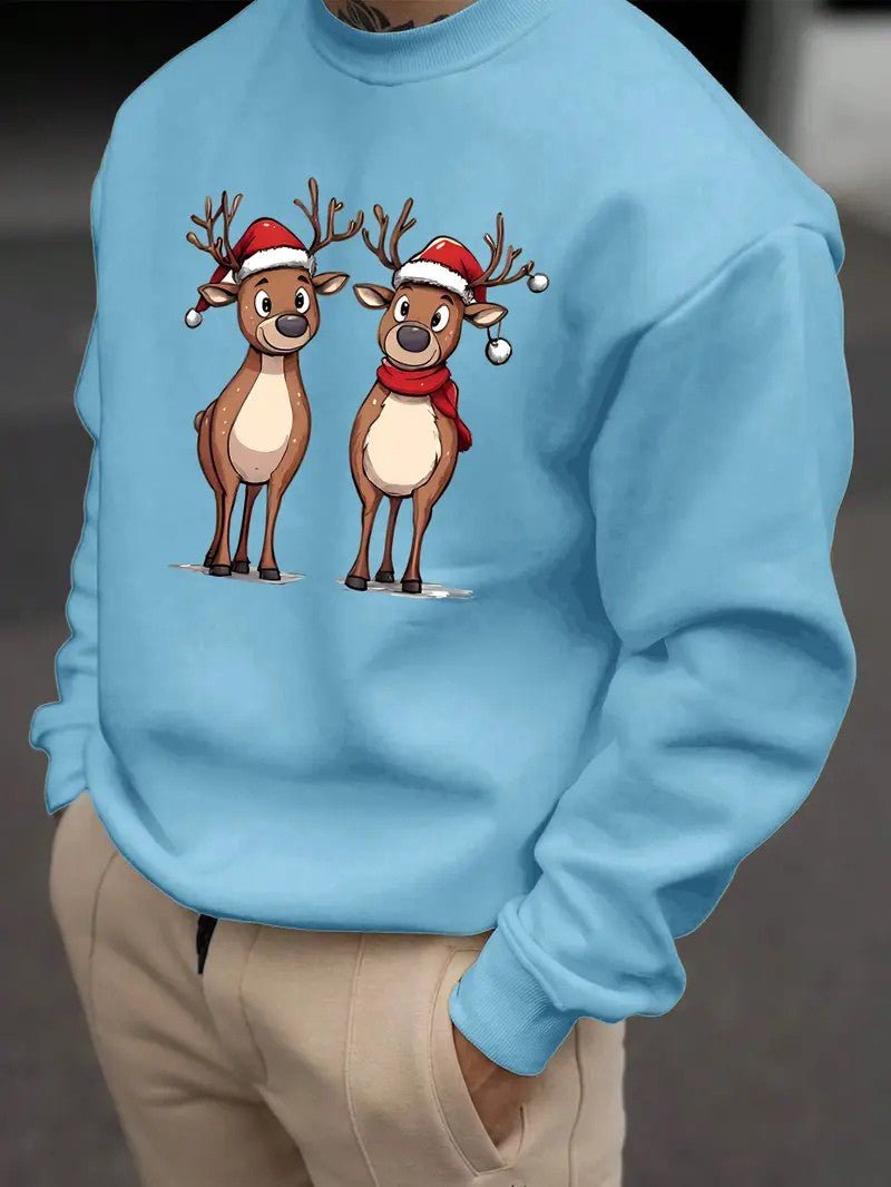 Men’s Festive Reindeer Sweatshirt