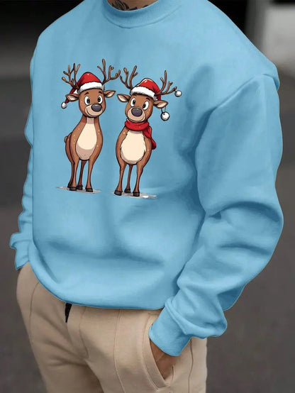 Men’s Festive Reindeer Sweatshirt