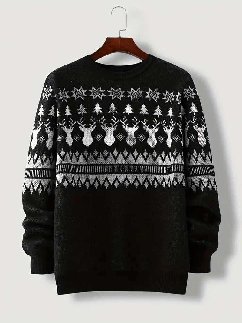 Men’s Geometric Christmas Sweater