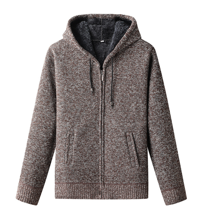 Soft Fleece Winter Hoodie – Warm Cozy Zip Up Jacket - BritishElegance