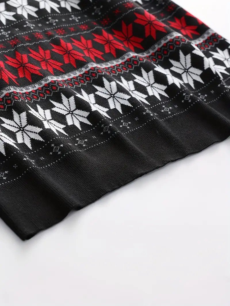 Men’s Knitted Cable Christmas Sweater