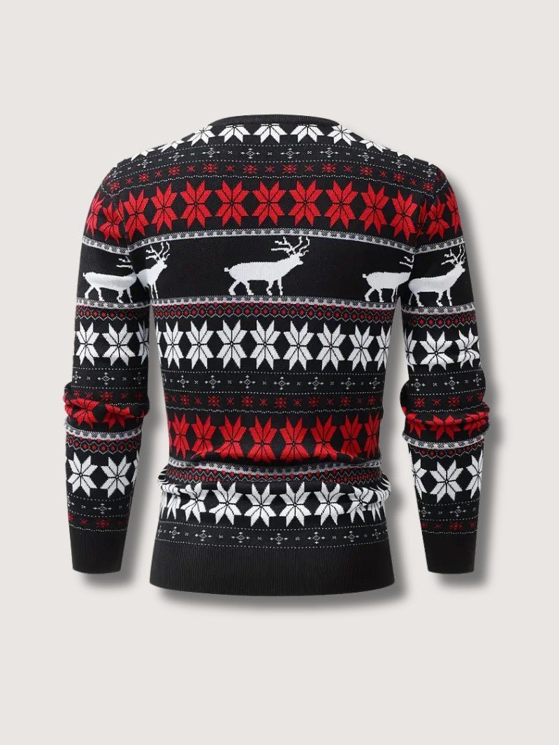 Men’s Knitted Cable Christmas Sweater