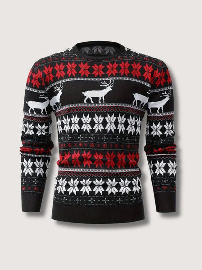 Men’s Knitted Cable Christmas Sweater