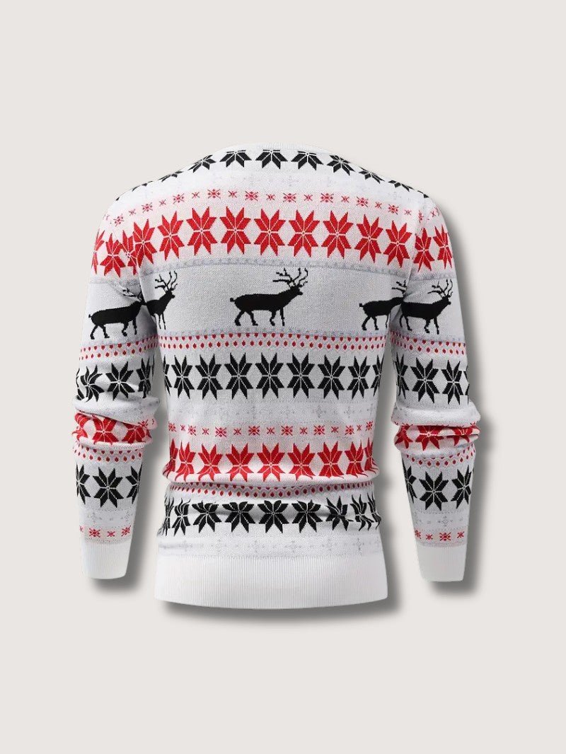 Men’s Knitted Cable Christmas Sweater