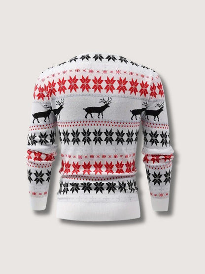 Men’s Knitted Cable Christmas Sweater