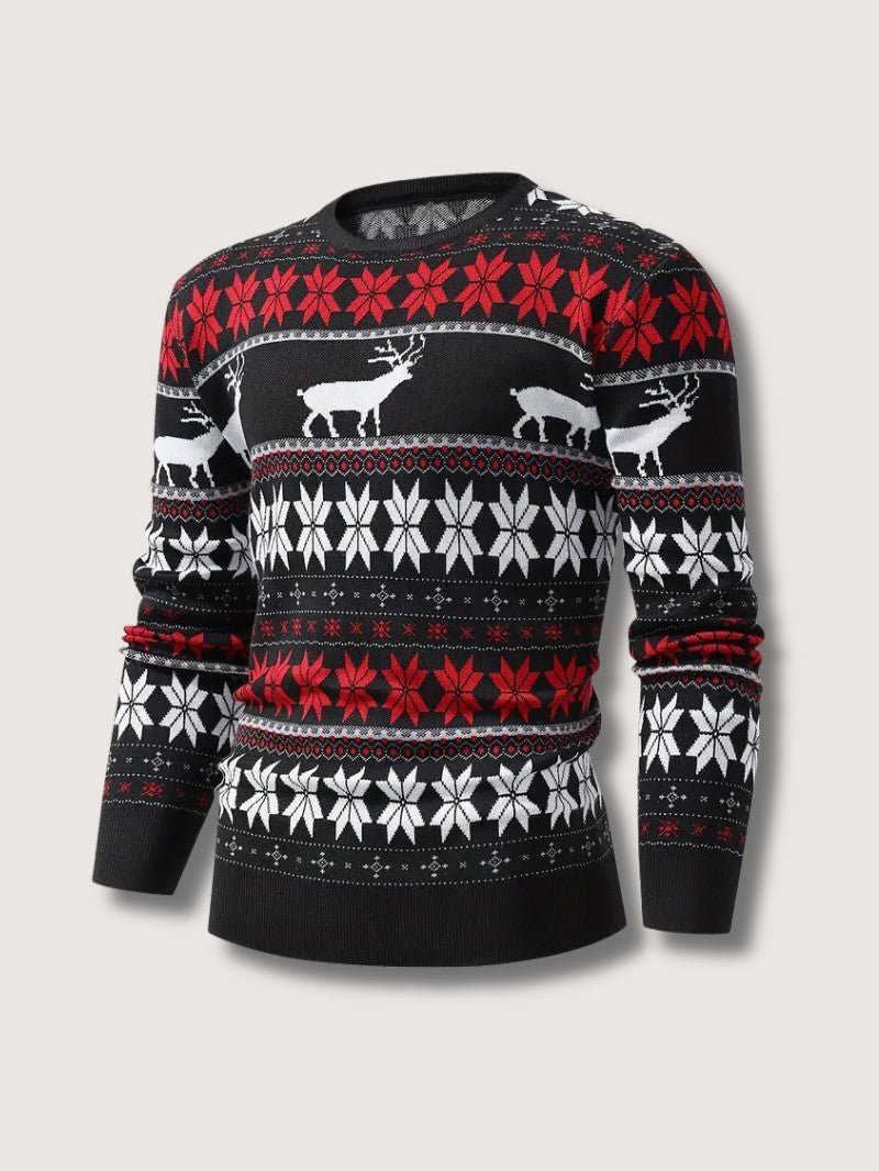 Men’s Knitted Cable Christmas Sweater