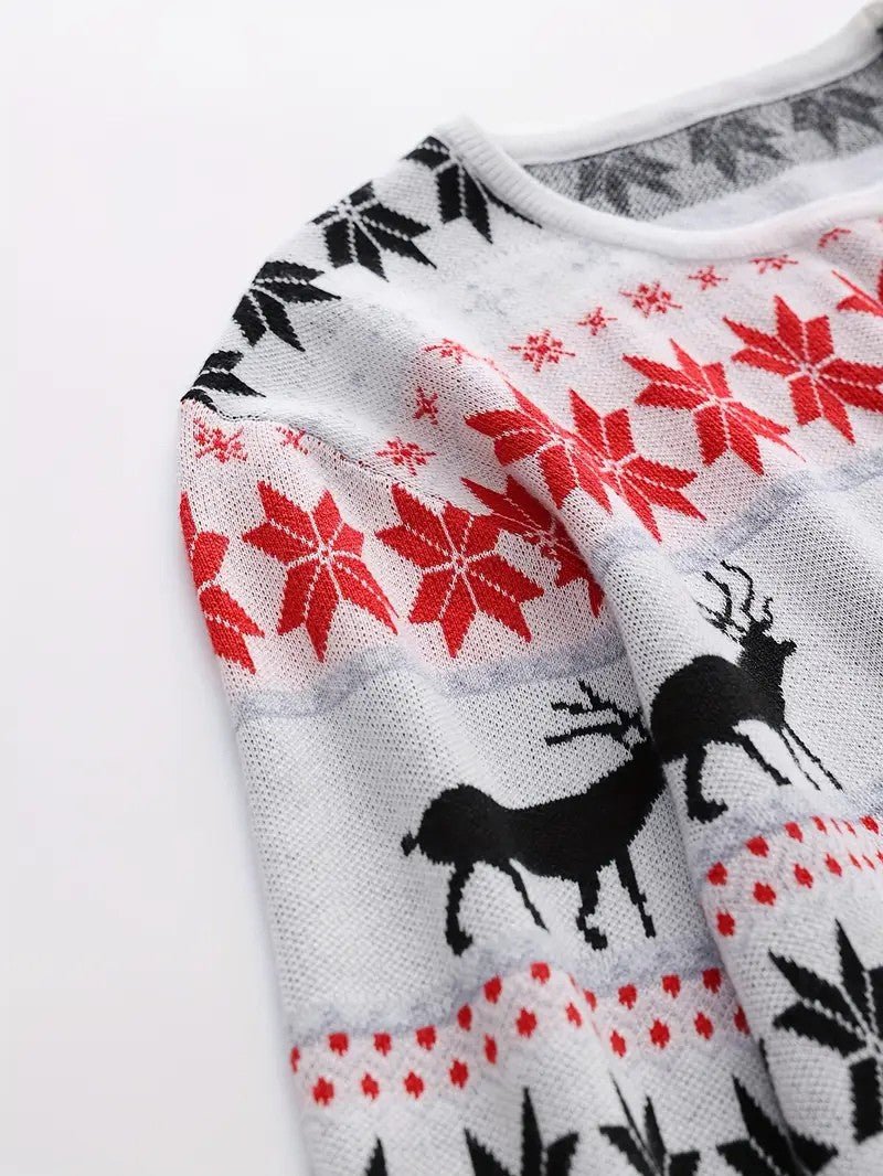 Men’s Knitted Cable Christmas Sweater