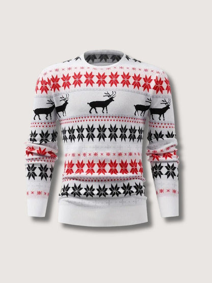 Men’s Knitted Cable Christmas Sweater