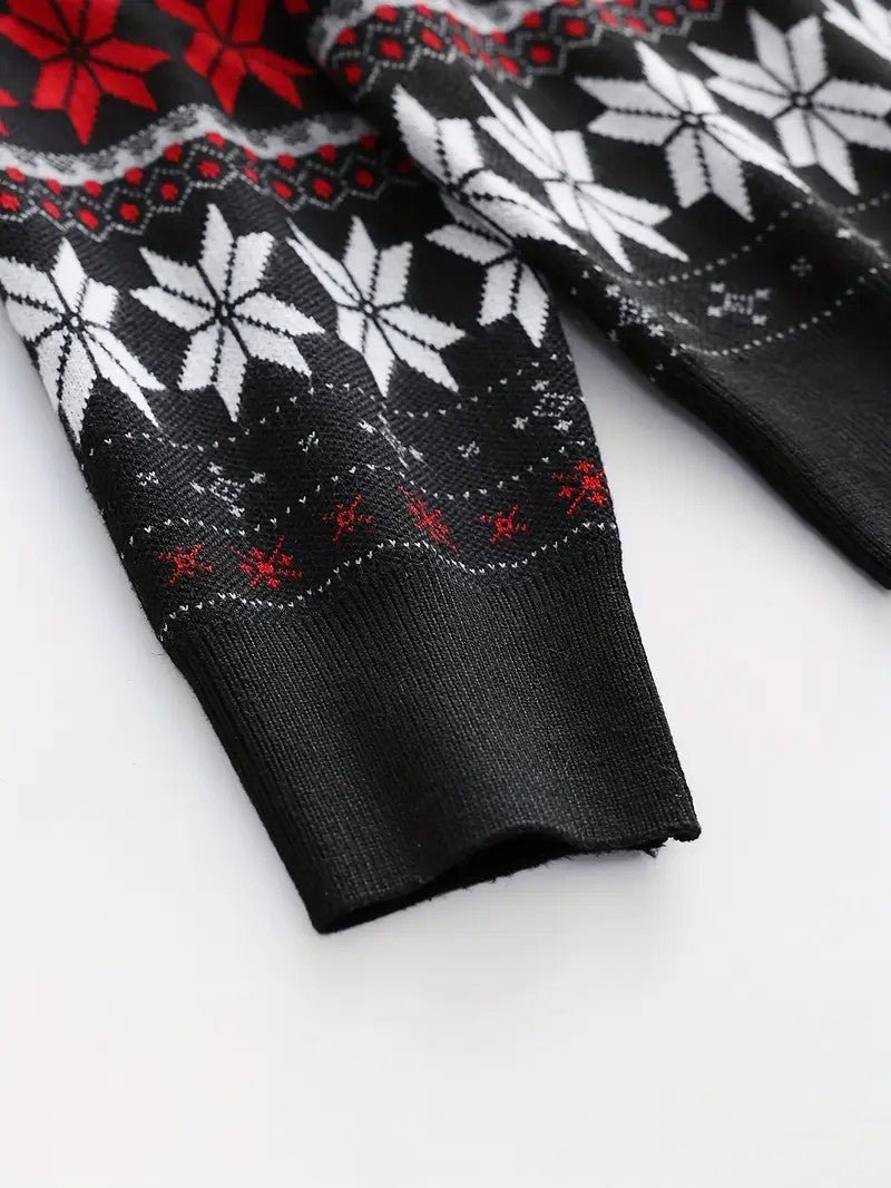 Men’s Knitted Cable Christmas Sweater