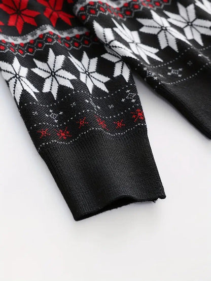 Men’s Knitted Cable Christmas Sweater