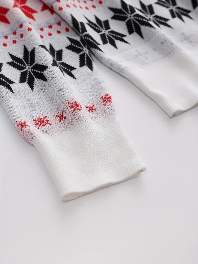 Men’s Knitted Cable Christmas Sweater