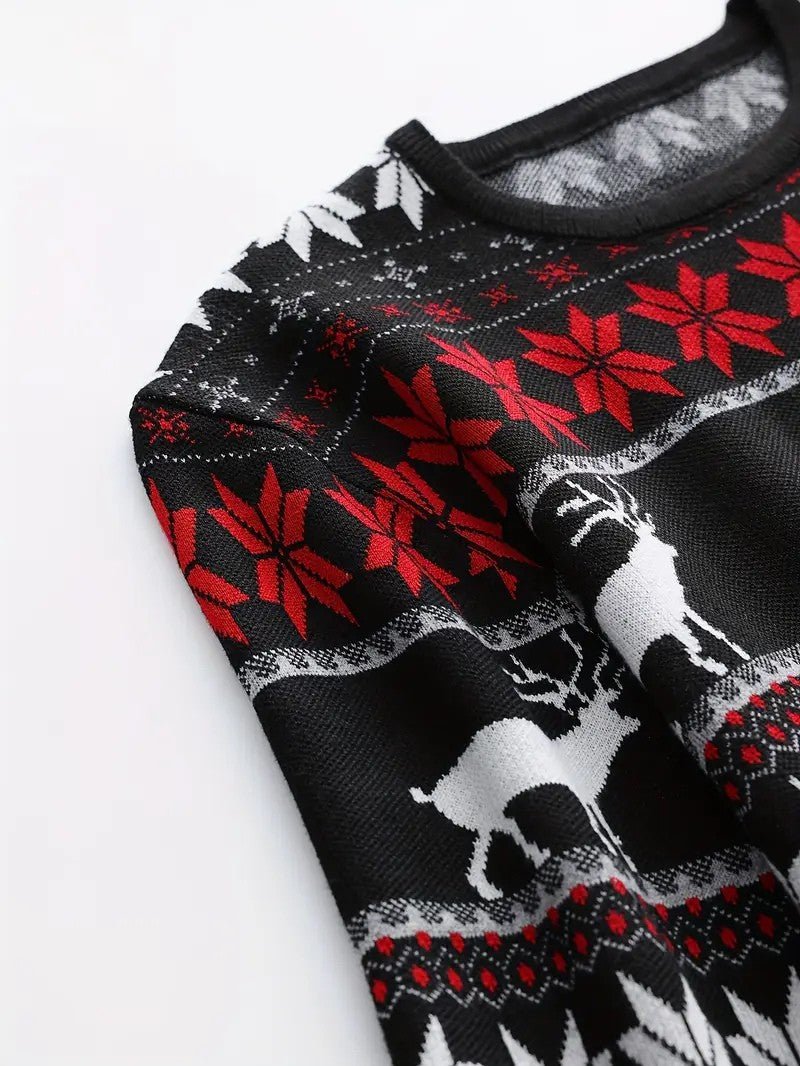 Men’s Knitted Cable Christmas Sweater