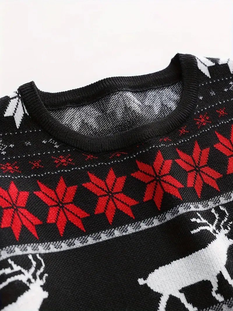Men’s Knitted Cable Christmas Sweater