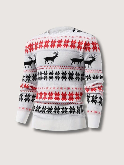 Men’s Knitted Cable Christmas Sweater