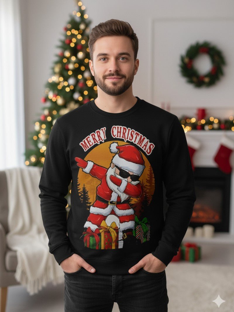 Men’s Merry Christmas Santa Pullover