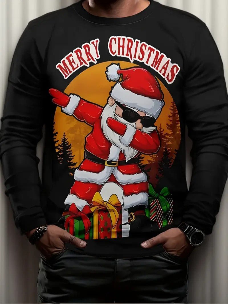 Men’s Merry Christmas Santa Pullover
