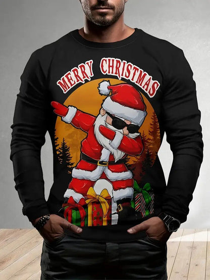 Men’s Merry Christmas Santa Pullover