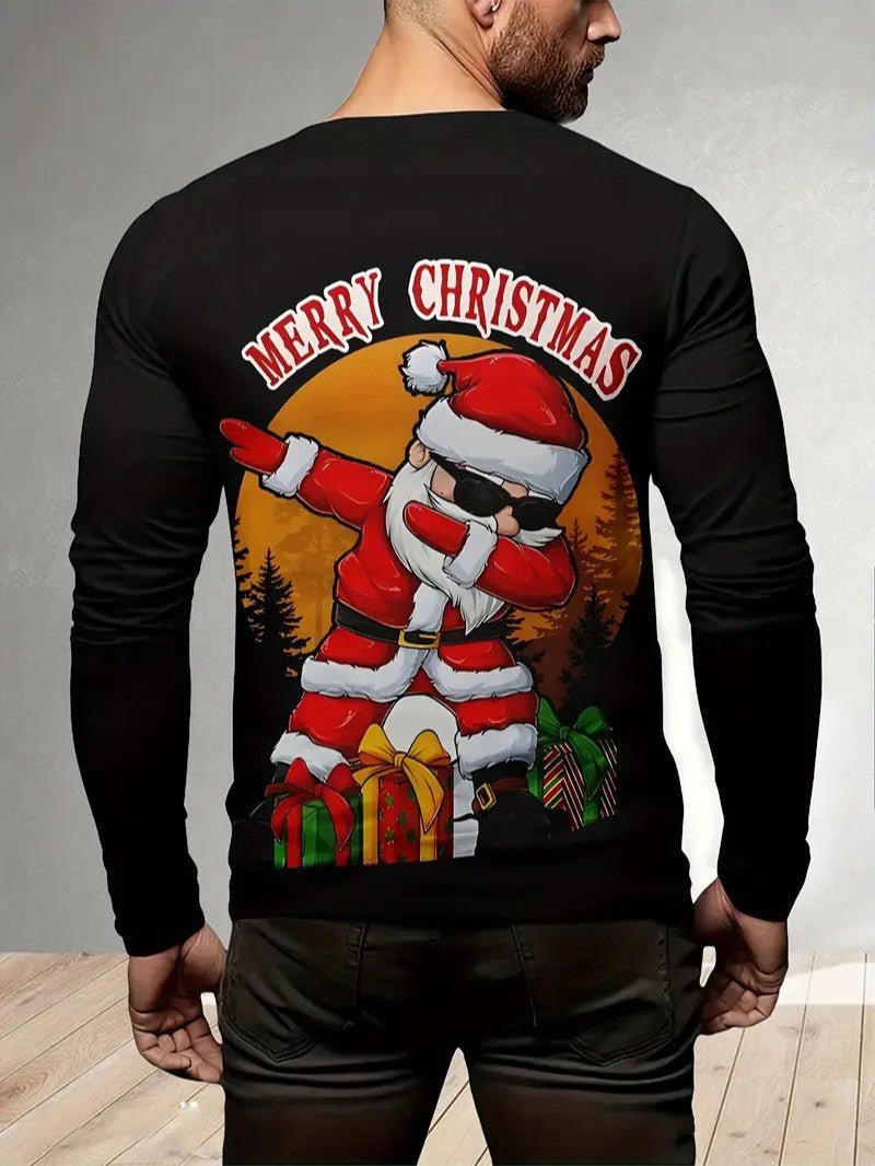 Men’s Merry Christmas Santa Pullover