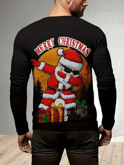 Men’s Merry Christmas Santa Pullover