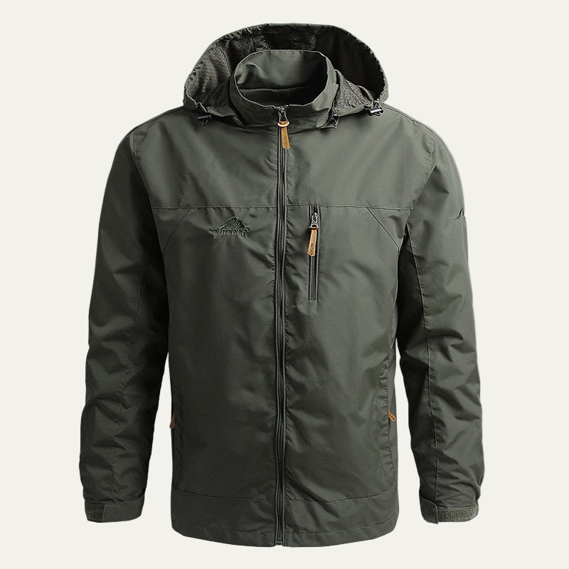 Men’s Lightweight Waterproof Outdoor Hooded Jacket