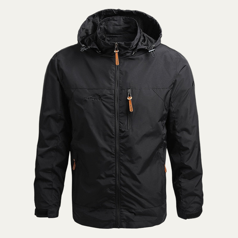 Men’s Lightweight Waterproof Outdoor Hooded Jacket