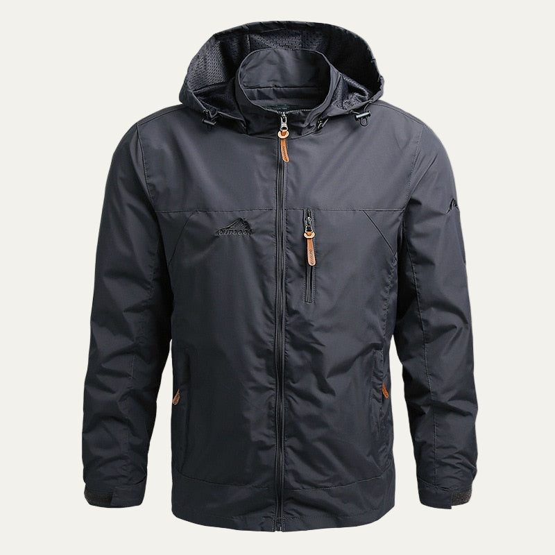 Men’s Lightweight Waterproof Outdoor Hooded Jacket