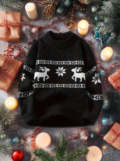 Men’s Reindeer Christmas Sweater