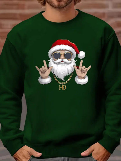 Men’s Santa Graphic Christmas Sweatshirt