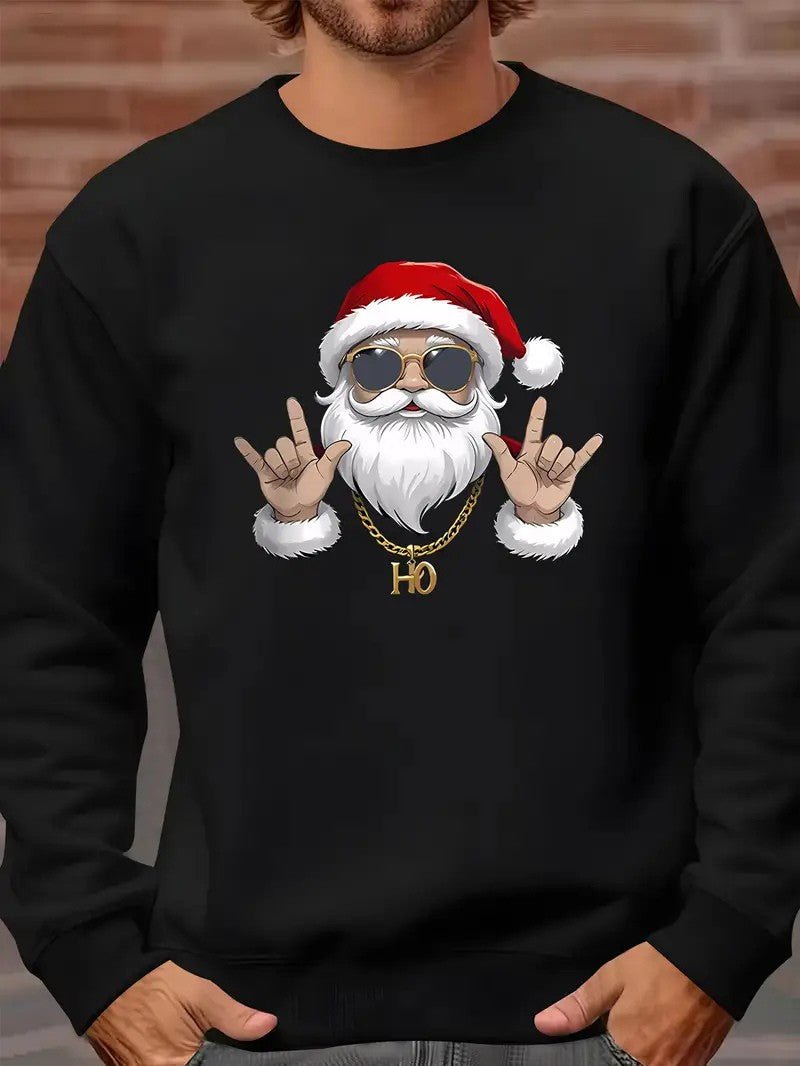 Men’s Santa Graphic Christmas Sweatshirt