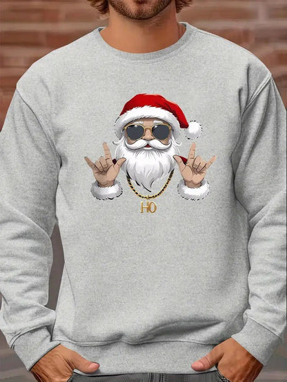 Men’s Santa Graphic Christmas Sweatshirt
