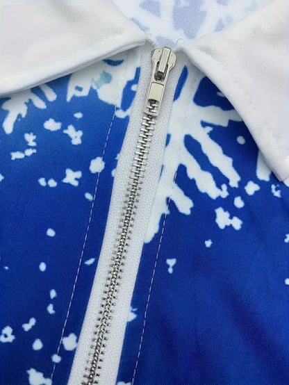 Men’s Santa & Snowflake Christmas Shirt