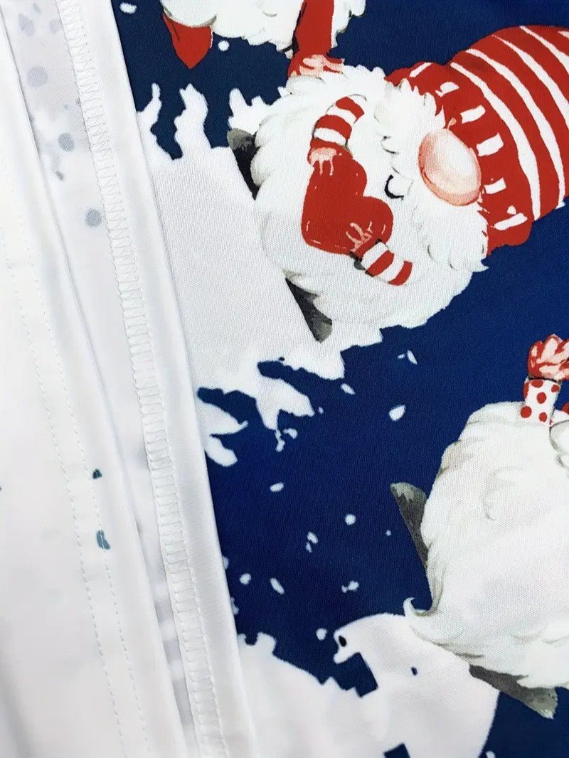 Men’s Santa & Snowflake Christmas Shirt