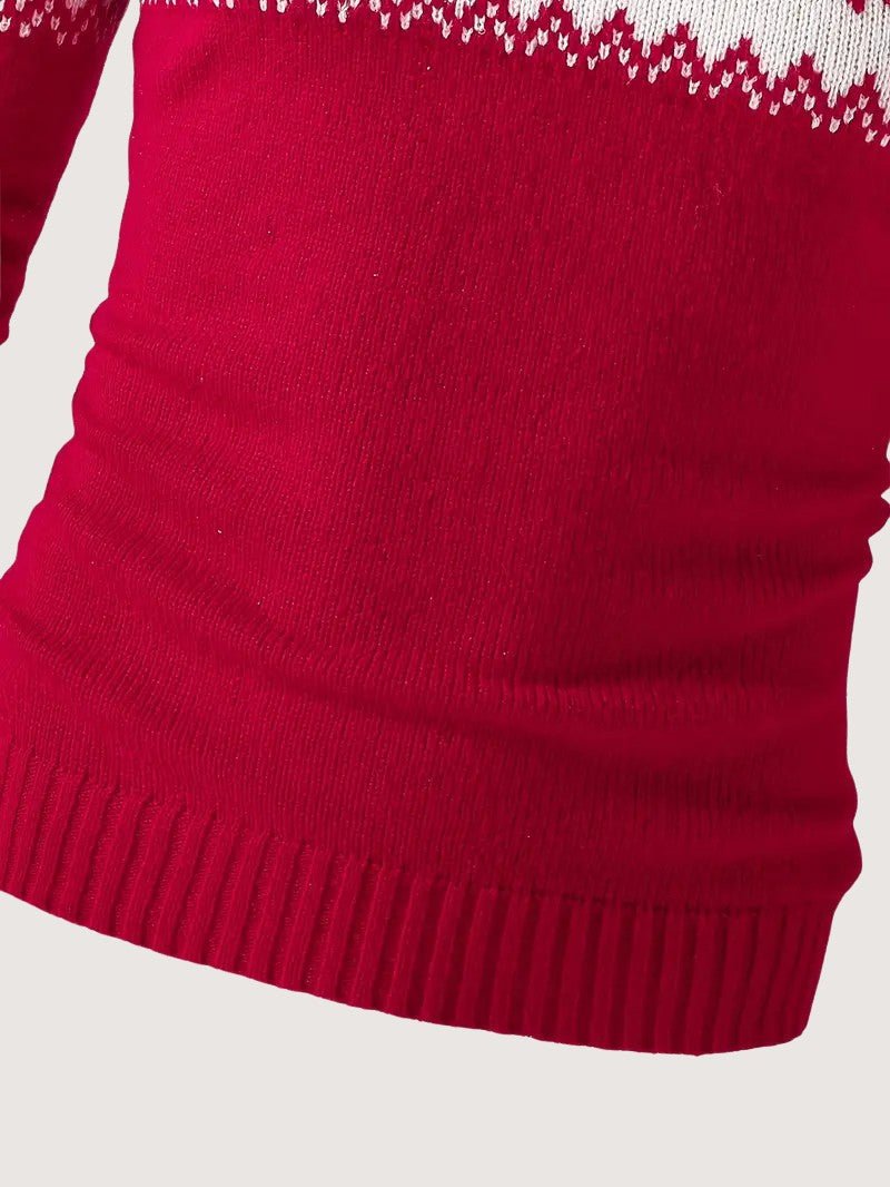 Men’s Snowflake Christmas Knit Sweater
