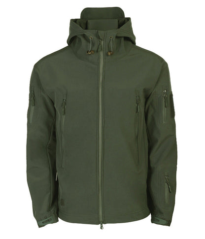 Men’s Softshell Jacket with Hood - Titan