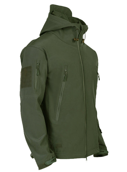 Men’s Softshell Jacket with Hood - Titan