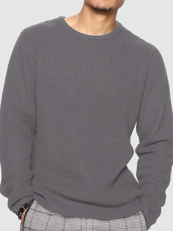 Relaxed Fit Men's Crew Neck Jumper Sweater