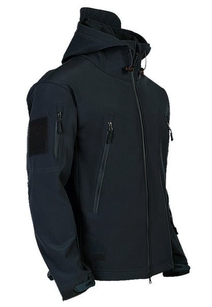 Men's Tactical Waterproof Windproof Softshell Jacket with Hood - Kai