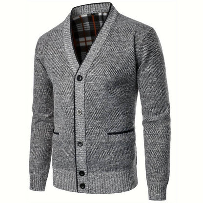 Men's V-Neck Cardigan - Aspen