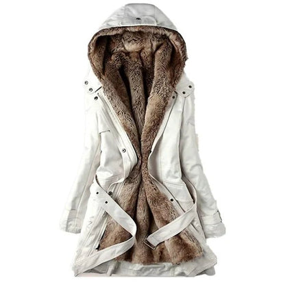 Lily | Cozy Wintercoat with Faux Fur Lining