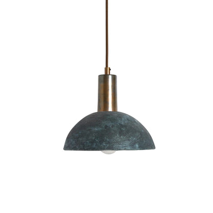 Natural Blue Ceramic Hanging Lamp 20cm